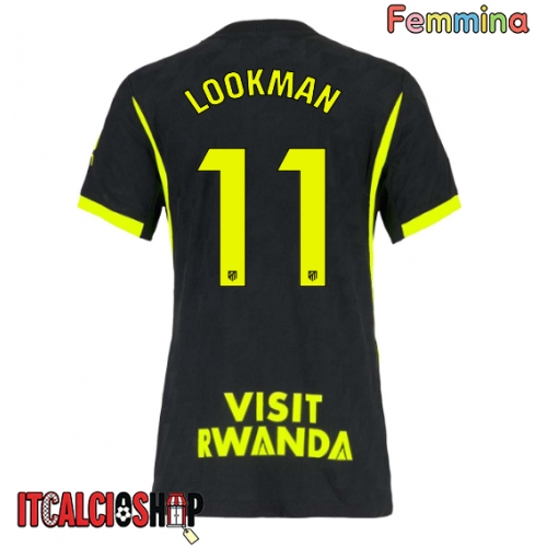 Atletico Madrid Ademola Lookman #11 Seconda Maglia Femmina 2026-27 Manica Corta